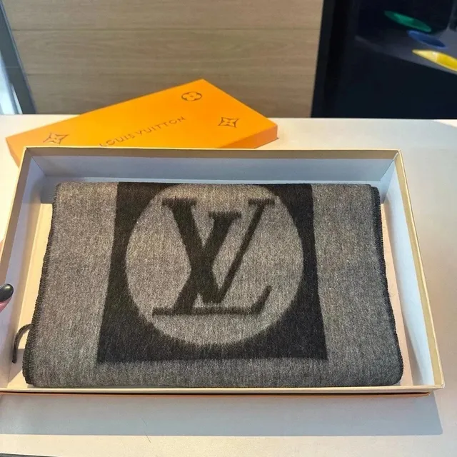 Louis Vuitton LV Monogram Scarf Large Logo