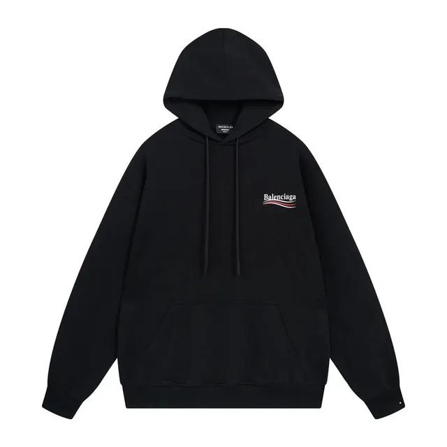 Balenciaga Logo Hoodie Classic Wave Logo