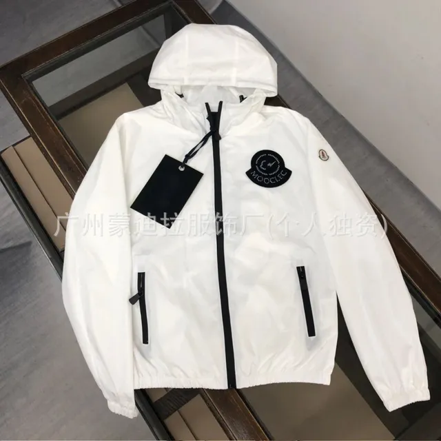 Moncler Windbreaker Jacket Logo Patch