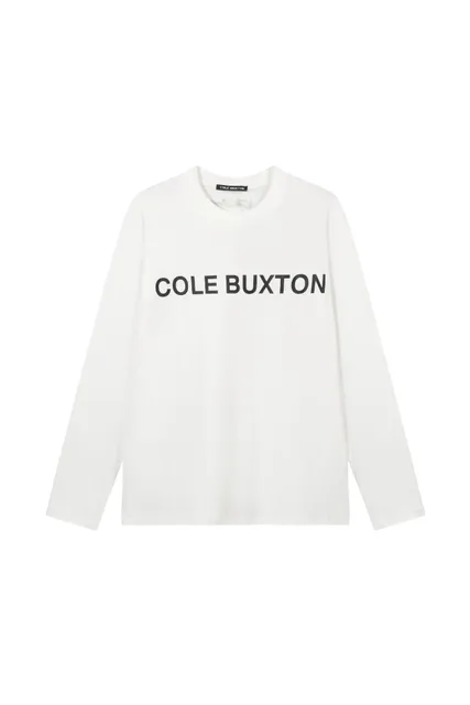 Cole Buxton Long Sleeve Tee Logo Print