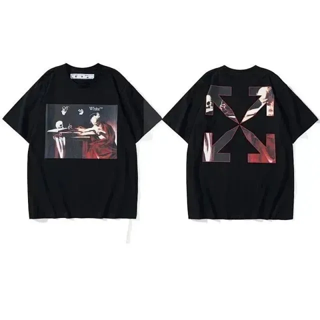 Off-White Graphic T-Shirt Painting Print