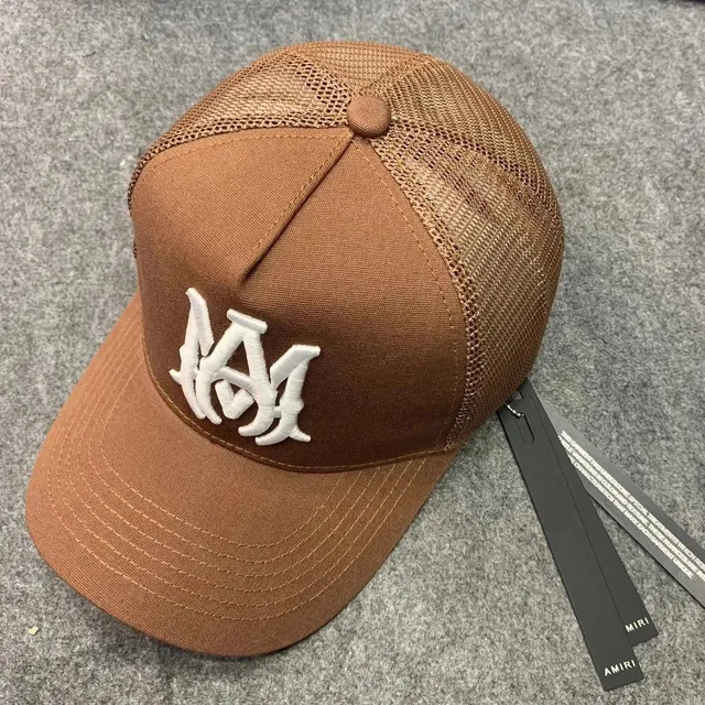 Amiri Trucker Cap White Logo Embroidery