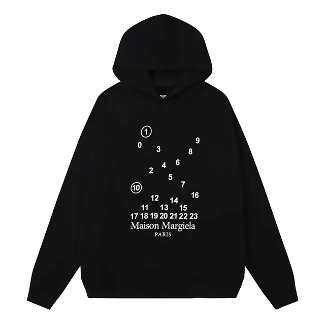 Maison Margiela Hoodie Number Print