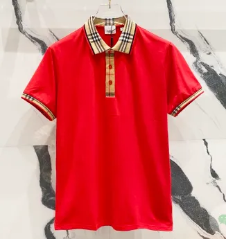 Burberry Polo Shirt Check Trim