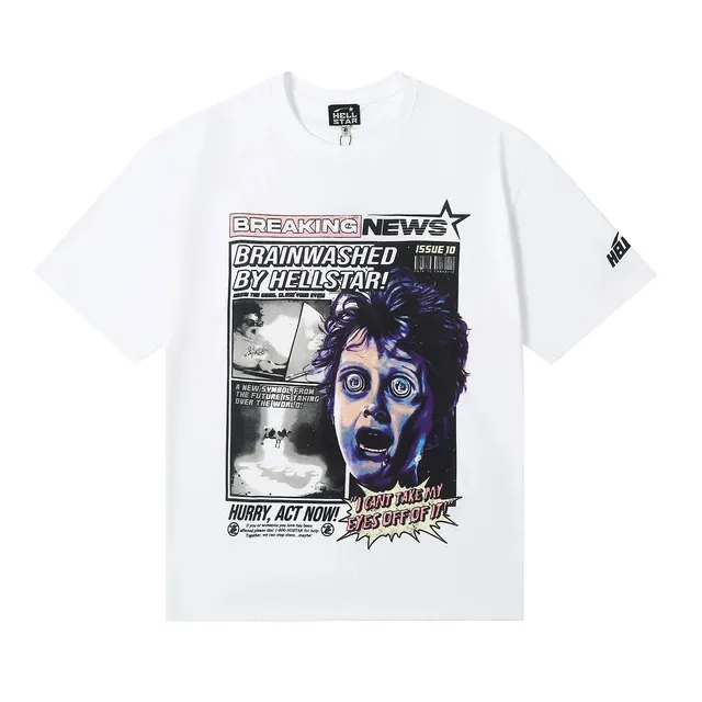 Hellstar Graphic Tee Breaking News Print