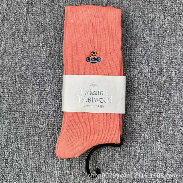 Vivienne Westwood Logo Sock Orb Embroidery
