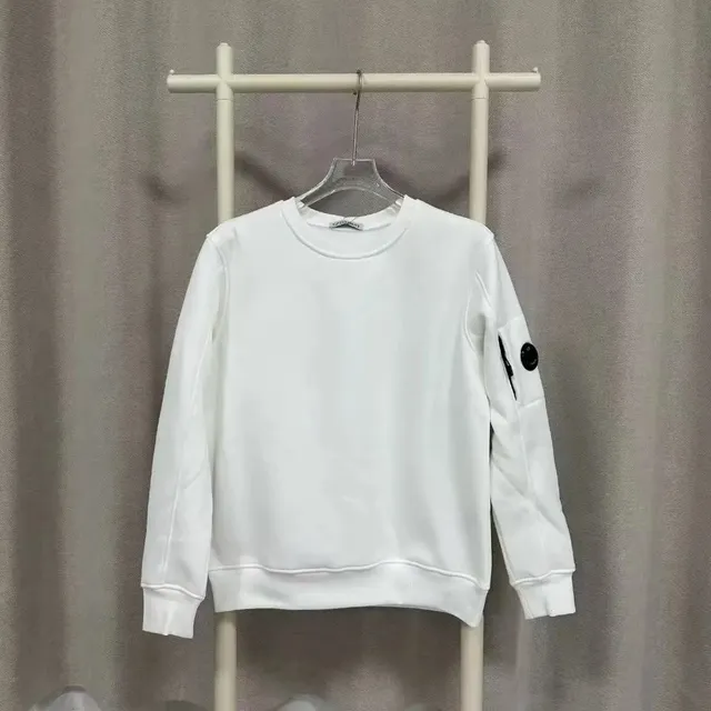 C.P. Company Goggle Sweatshirt Plain White