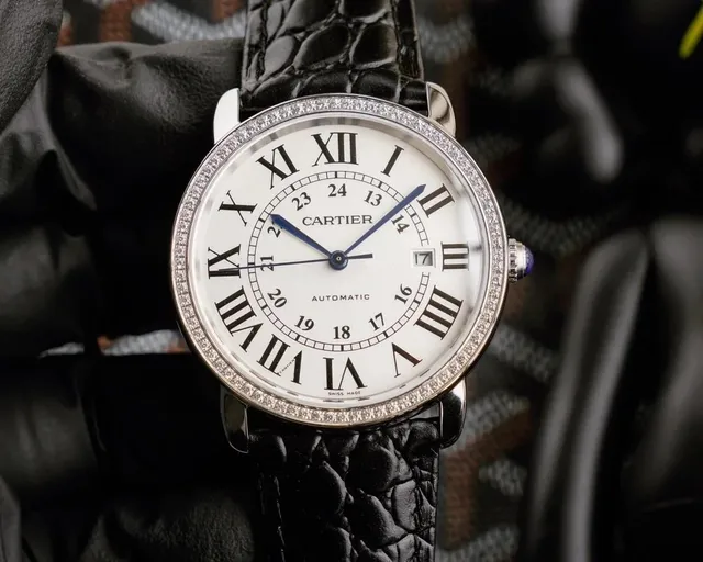 Cartier Tank Française Diamond Bezel