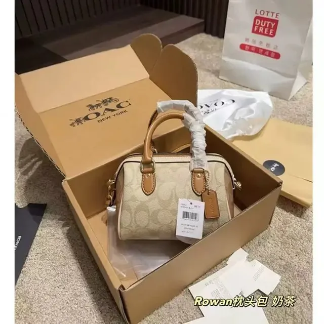 Coach Rowan Bowler Bag Signature Canvas
