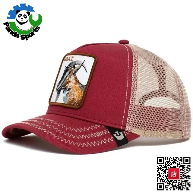 Goorin Bros Trucker Cap Goat Patch