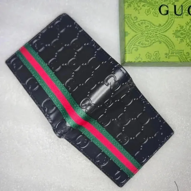 Gucci GG Marmont Wallet Web Stripe