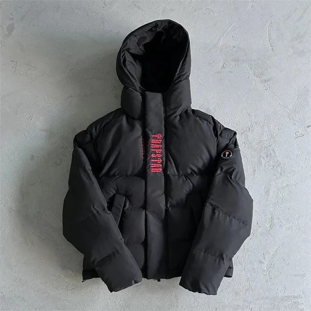 Trapstar Puffer Jacket Red Logo