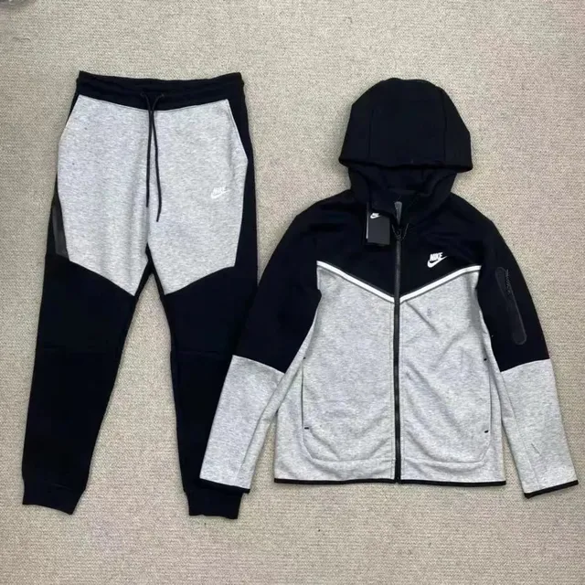 Nike Tech Fleece Hoodie and Joggers Colour-Block