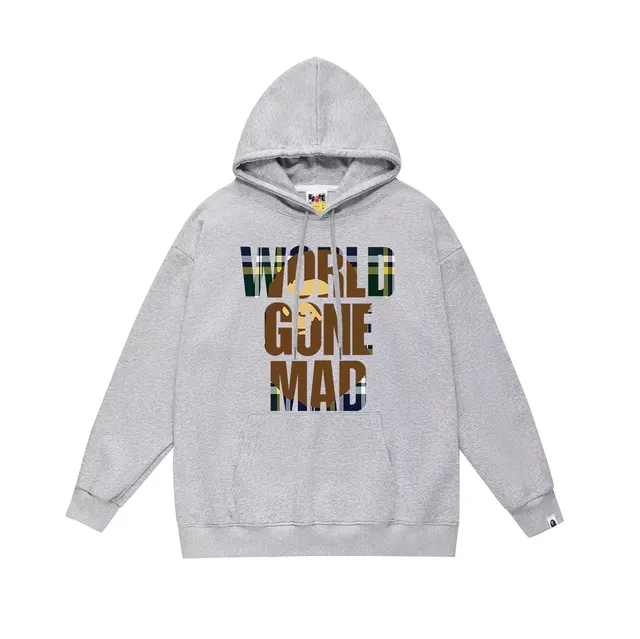 BAPE Hoodie World Gone Mad Graphic
