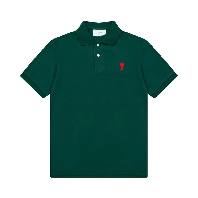 Amiri Polo Shirt Heart Logo