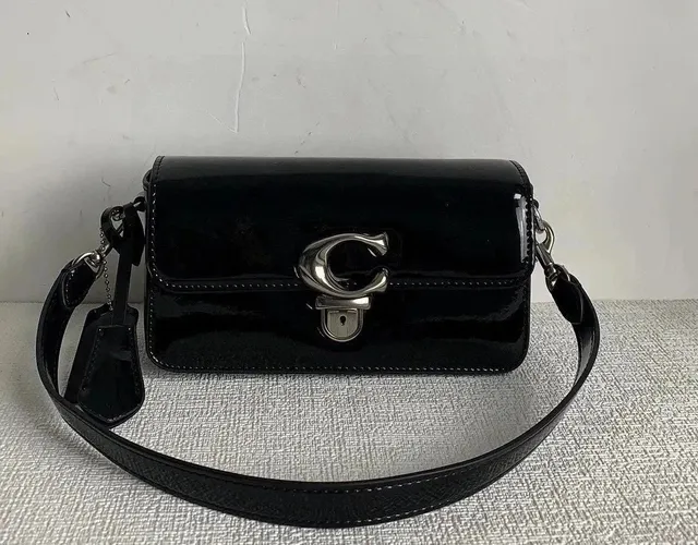 Coach Shoulder Bag Patent Leather