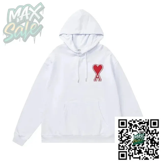 Off-White Heart Hoodie Red Heart Logo