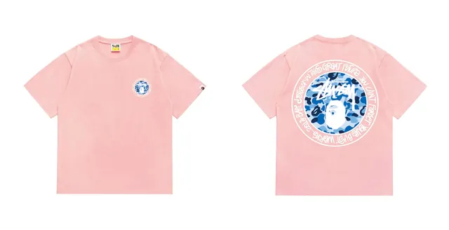 BAPE Shark Tee Camo Circle Print