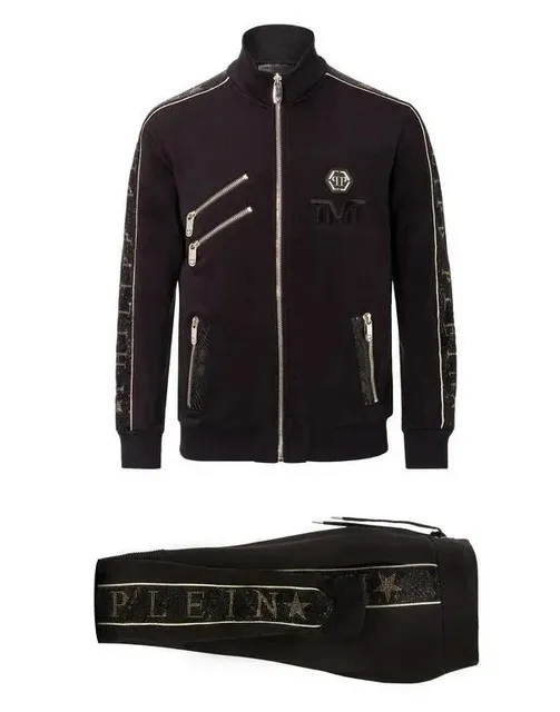 Philipp Plein Track Jacket Embroidered Logo