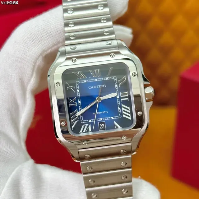 Santos de Cartier Blue Dial Automatic