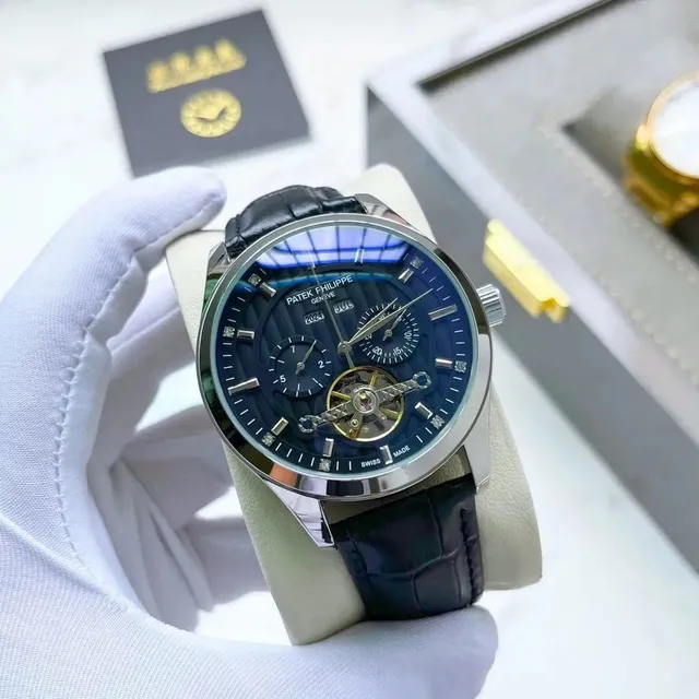 Patek Philippe Complication Watch Blue Dial with Tourbillon