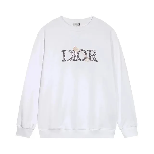 Dior Crewneck Sweatshirt Embroidered Logo