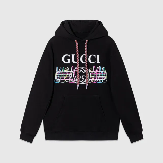 Gucci Hoodie GG Logo Appliqué