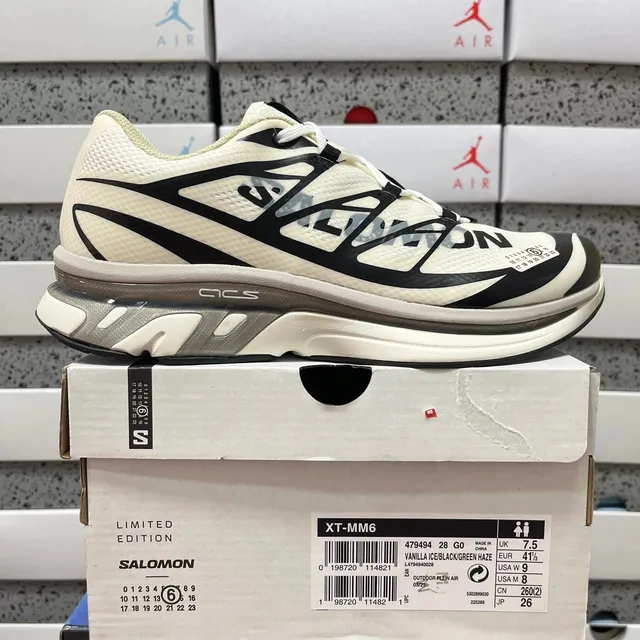 Salomon XT-MM6 Vanilla Ice/Black/Green Haze
