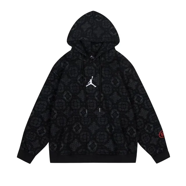 Jordan Hoodie Geometric Print