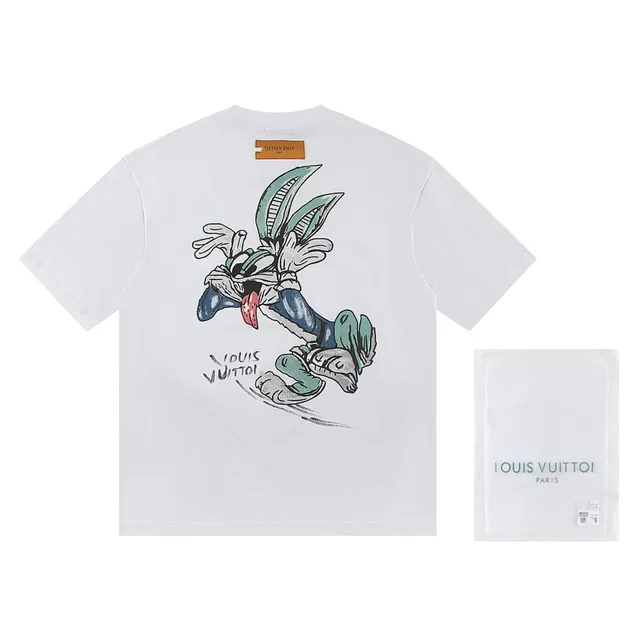 Louis Vuitton Bugs Bunny T-Shirt Cartoon Print