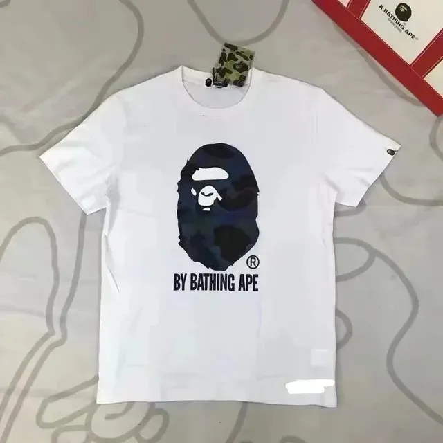 BAPE Graphic Tee Camouflage Ape Head