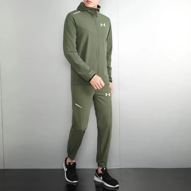 Under Armour Track Suit Olive Green