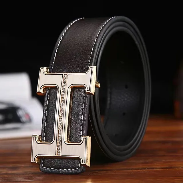 Hermès H Belt Gold Hardware with Crystal Inlay