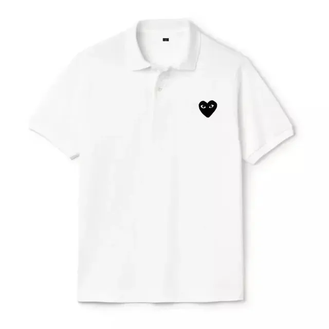 Comme des Garçons Polo Shirt Heart Logo