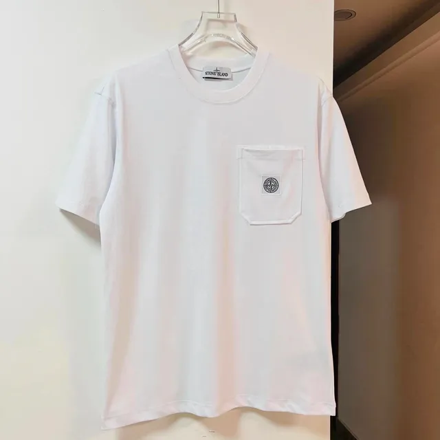 Stone Island Pocket T-Shirt Compass Logo