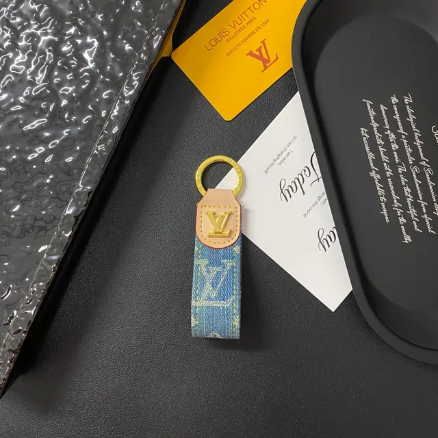 Louis Vuitton Key Strap Denim Monogram