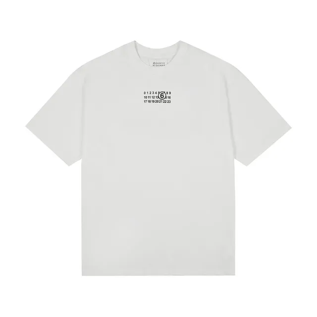 Maison Margiela Number Tee Numeric Print