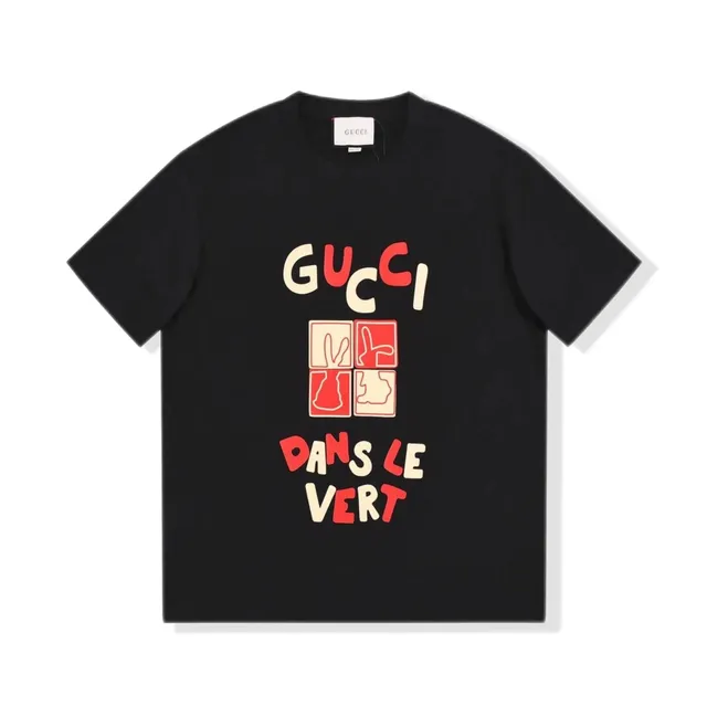 Gucci Graphic T-Shirt Dans Le Vert