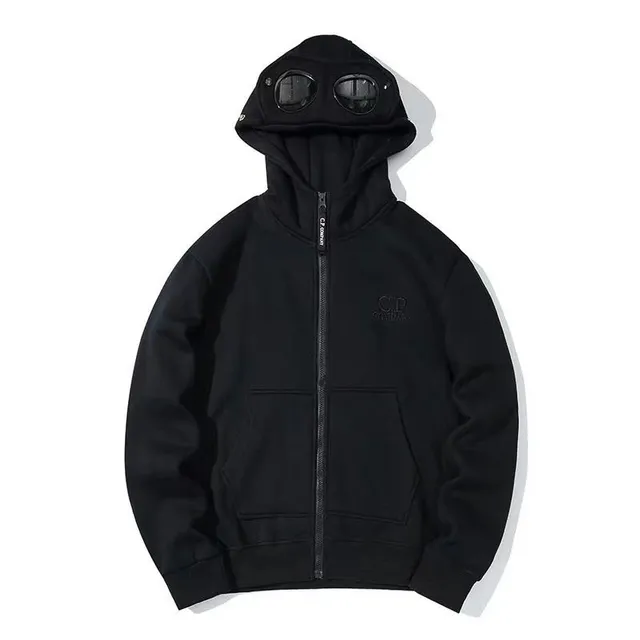 C.P. Company Goggle Hoodie Black