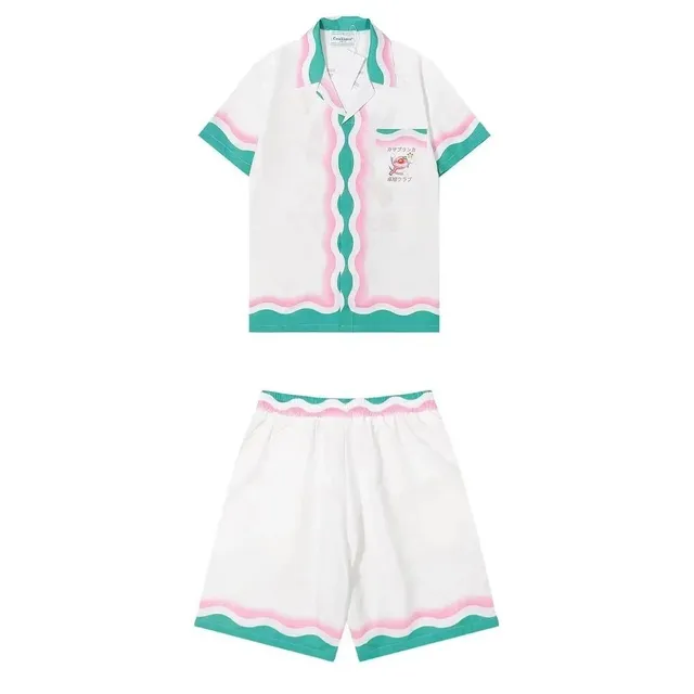 Comme des Garçons Short-Sleeve Shirt and Shorts Set