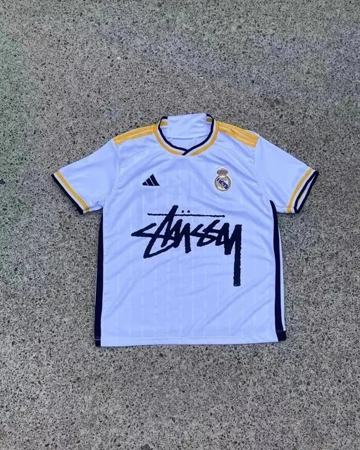 Adidas × Stüssy Real Madrid Jersey Stussy Collaboration