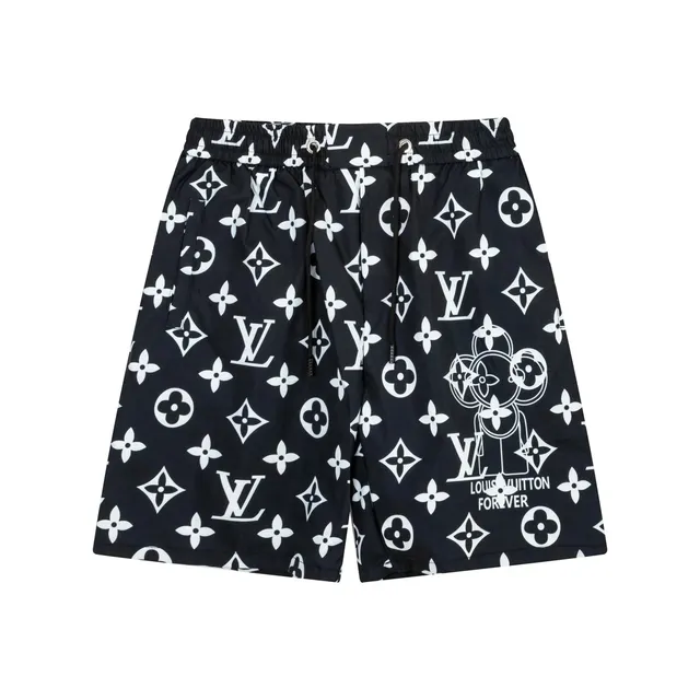 Louis Vuitton LV x KAWS Swim Shorts Monogram Print with KAWS Figure