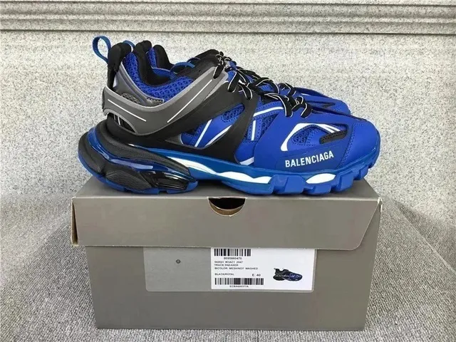 Balenciaga Track Sneakers Black/Royal