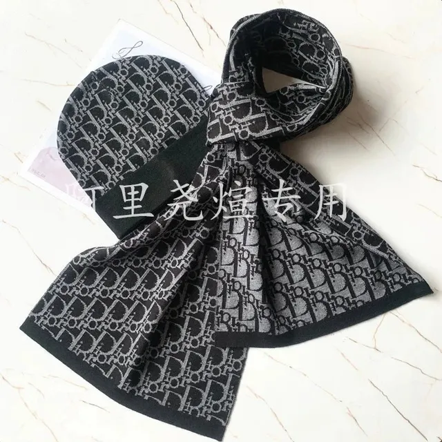 Dior Oblique Scarf Monogram Print