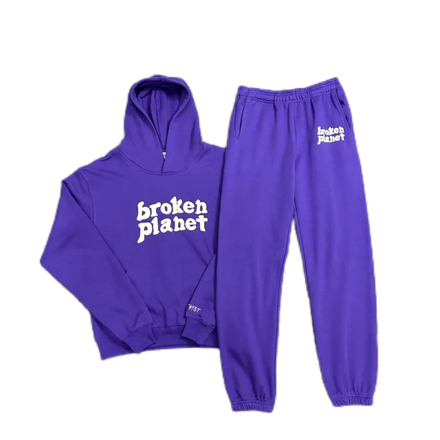 Hoodie and Joggers Set Broken Planet Logo