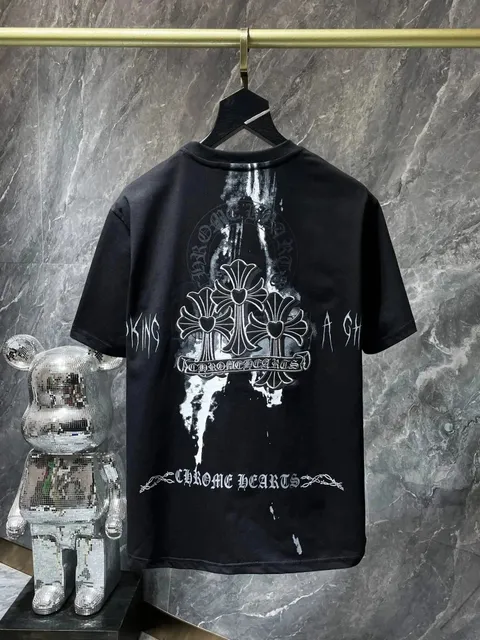 Graphic Tee Chrome Hearts Cross Print