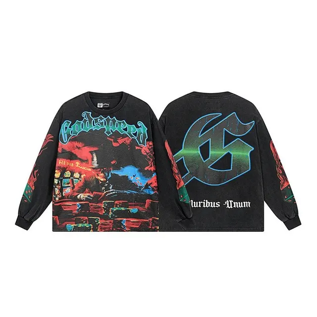 Godspeed Long Sleeve Tee Luribus Unum Graphic