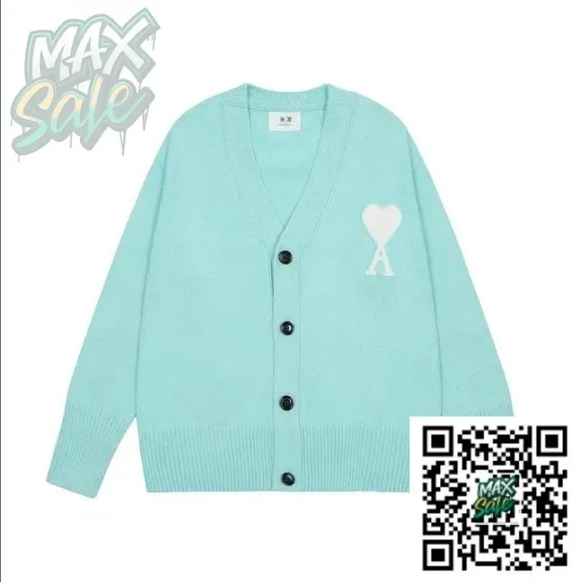 Amiri Cardigan Heart Logo