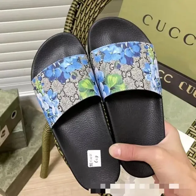 Gucci Slide Sandal Floral GG Web