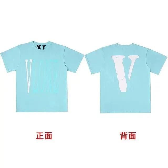 Vlone Logo T-Shirt Ice Blue